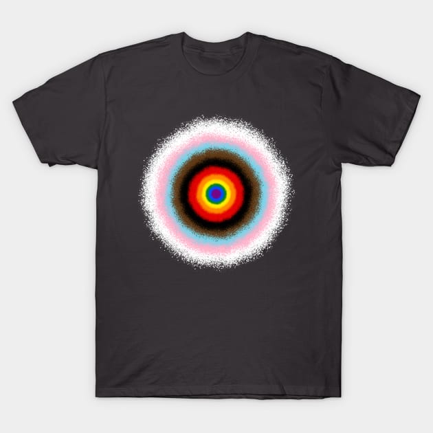 Hoop Dynamics Icon - Progress Pride T-Shirt by panicdote